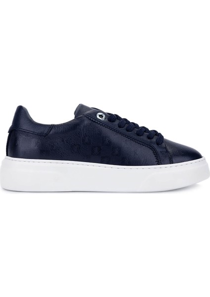 Kadın Hakiki Deri Lacivert Sneakers & Spor Ayakkabı 04 502 Bn Ayk Y25 Lacıvert