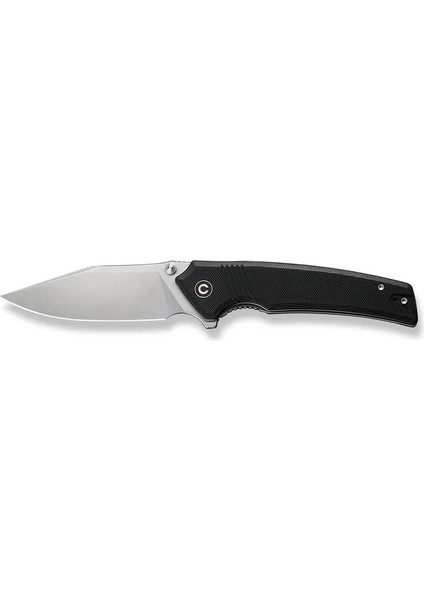 Tranquil Flipper & Thumb Stud Knife Black G10 Handle Çakı
