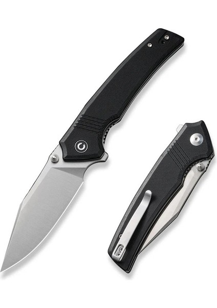 Tranquil Flipper & Thumb Stud Knife Black G10 Handle Çakı fiyatları