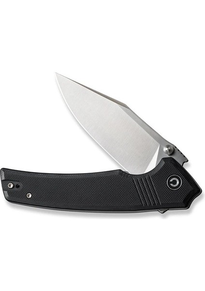 Tranquil Flipper & Thumb Stud Knife Black G10 Handle Çakı fırsatları
