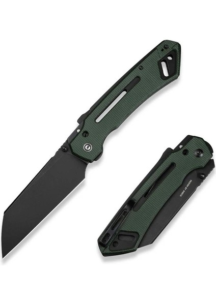 Buster Fg Thumb Stud & Superlock Knife Green Micarta Handle Çakı fiyatları