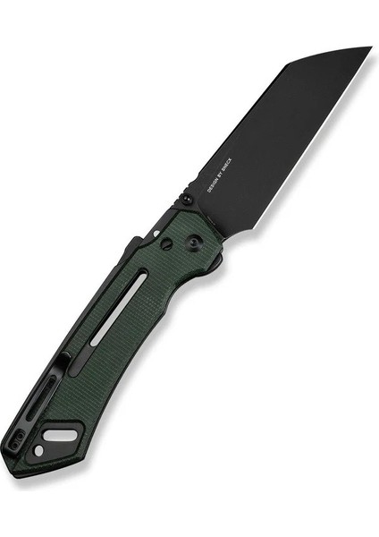 Buster Fg Thumb Stud & Superlock Knife Green Micarta Handle Çakı modelleri