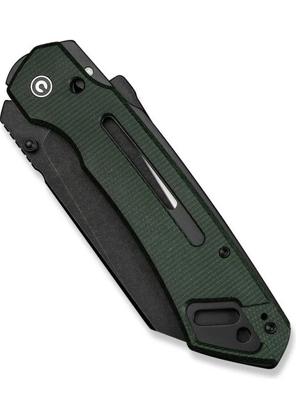 Buster Fg Thumb Stud & Superlock Knife Green Micarta Handle Çakı indirimleri