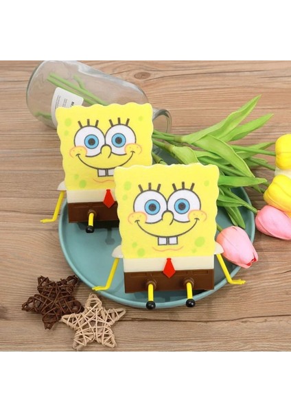 Ayaklı Sünger Tutucu ve Figürlü Bulaşık Süngeri Seti fiyatları