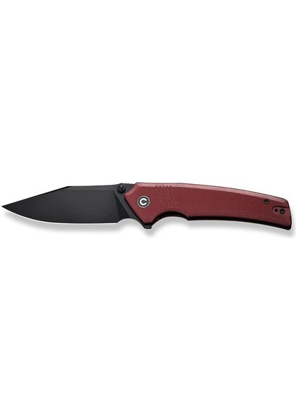 Tranquil Flipper & Thumb Stud Knife Burgundy G10 Handle Çakı