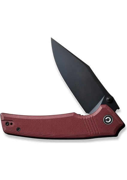 Tranquil Flipper & Thumb Stud Knife Burgundy G10 Handle Çakı fırsatları