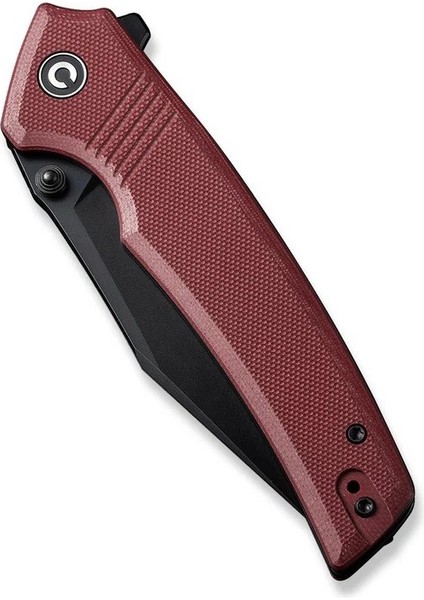Tranquil Flipper & Thumb Stud Knife Burgundy G10 Handle Çakı indirimleri