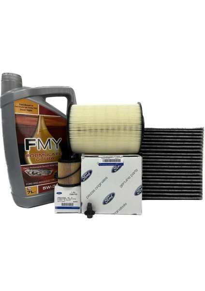 Ford Kuga 2.0 Tdci Dizel Filtre Bakım Seti 2008-2012 Hava+Yağ+K.polen Filtresi+Motor Yağı fiyatları