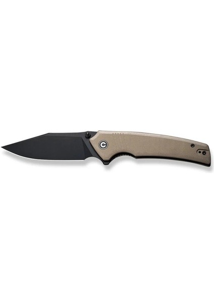 Tranquil Flipper & Thumb Stud Knife Tan G10 Handle Çakı