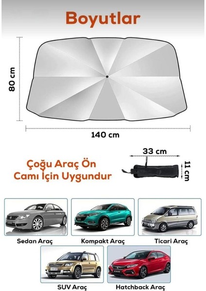 Şemsiye Araç Ön Cam Güneşliği fiyatları