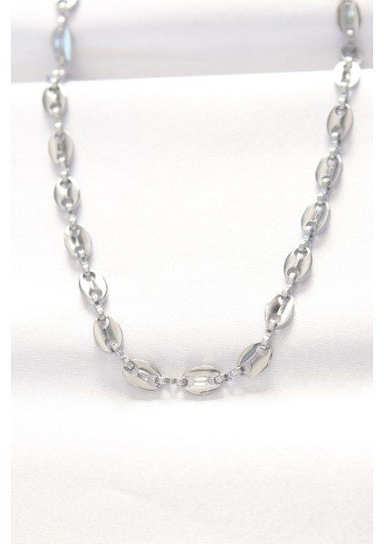 316L Çelik Silver Renk Gemici Zincir Kolye - TJ-BKO8524