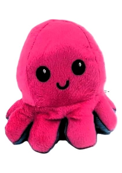 62054 Mood Değiştiren Peluş Ahtapot 20 cm. Koyu Pembe - Mavi fiyatları