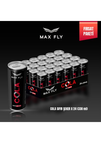 Kola Zero – 330 ml x 24 Adet Şekersiz Ferahlık