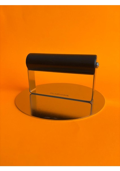 Smash Burger Presi Inox Paslanmaz Basic Yuvarlak (Köfte Ezme El Aleti 15CM)