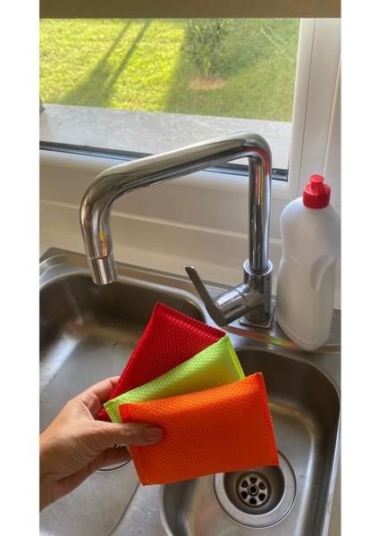 3'lü Petek Dokulu Bulaşık Süngeri Seti, Temizlik Için Mükemmel Seçenek fiyatları