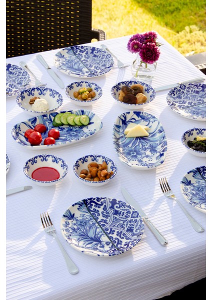 Bleu 14 Parça 6 Kişilik Kahvaltı Takımı indirimleri