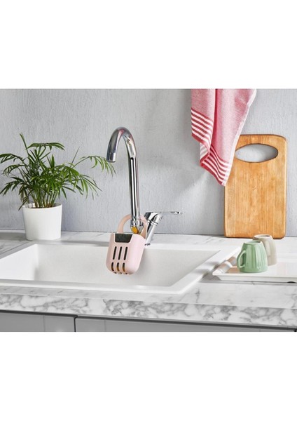 Pratik Silikon Bulaşık Süngeri Düzenleyici Evye Üstü Askılı Çözüm modelleri