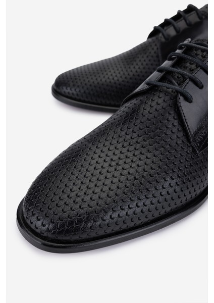 Erkek Hakiki Deri Siyah Klasik Ayakkabı 183 23512 Erk Ayk Y25 Sıyah Ksk modelleri