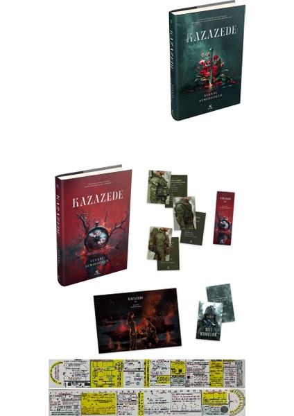 Kazazede 2-3. Kitaplar Set Şevval Demirdöğer (Ciltli) + Mat. Öğreten Cetvel