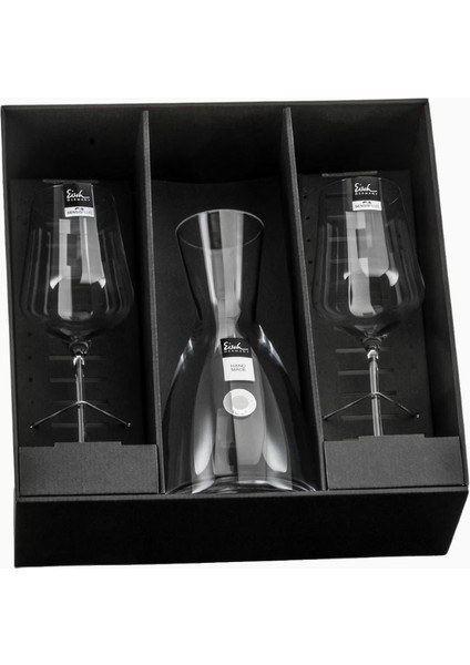 Eısch Germany Sky Sensisplus Kırmızı Şarap Seti, 2 Kadeh + 1 Sürahi, Kristal Cam fiyatları