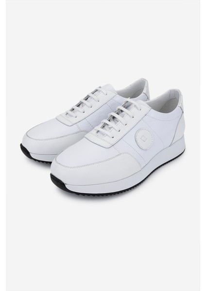 Erkek Hakiki Deri Beyaz Sneakers & Spor Ayakkabı 537 3567 Erk Ayk SK24-25 Beyaz indirimleri