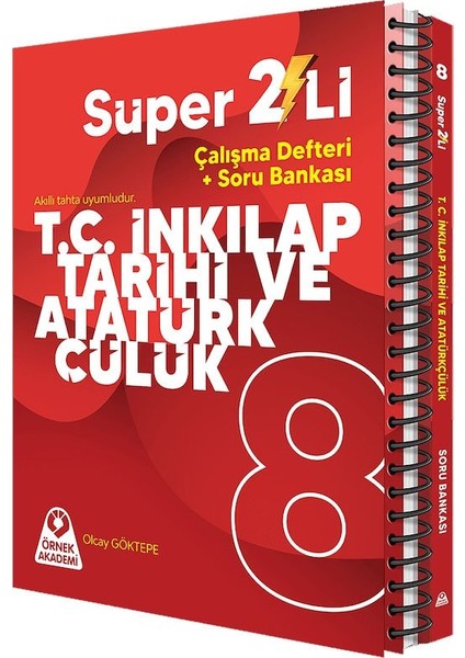 Örnekakademi 2026 8. Sınıf Süper Ikili T.c. Inkılap Tarihi ve Atatürkçülük Seti