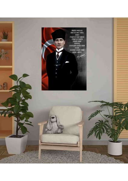 Kendinden Yapışkanlı Atatürk Posteri