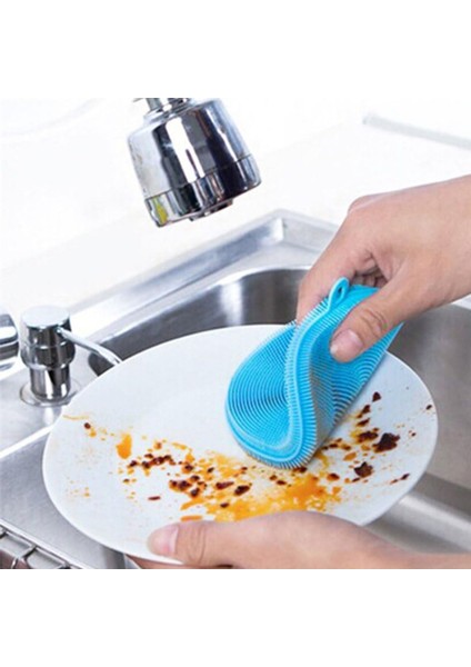 Esnek ve Dayanıklı Silikon Bulaşık Yıkama Pedi, Pratik Temizlik Için Ideal 2'li Set fırsatları
