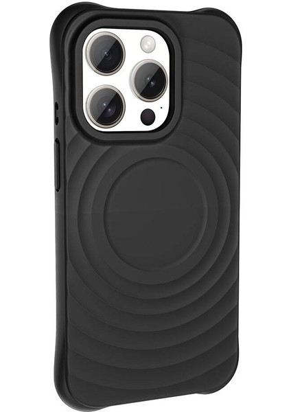 Papi Serisi Apple iPhone 15 Pro Siyah Kapak