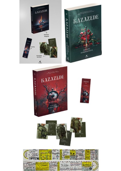 Kazazede 3 Kitap Set Şevval Demirdöğer + Mat. Öğreten Cetvel