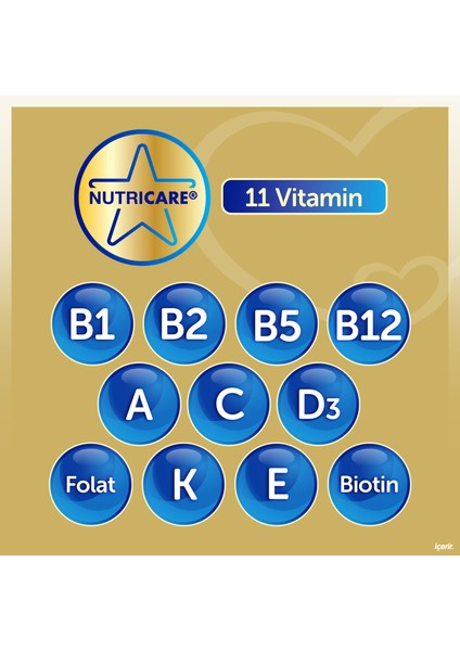 Gold 3 Devam Sütü +1 Yaş 800 gr x 2 Adet Ayıcık Hediyeli modelleri