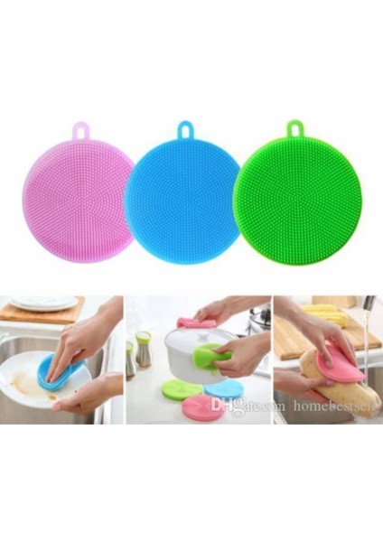 Çiftli Silikon Bulaşık Fırçası Seti, Dayanıklı ve Ekonomik Temizlik Aleti, 2'li Paket fiyatları