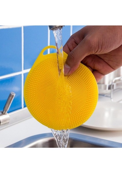 Çiftli Silikon Bulaşık Fırçası Seti, Dayanıklı ve Ekonomik Temizlik Aleti, 2'li Paket modelleri