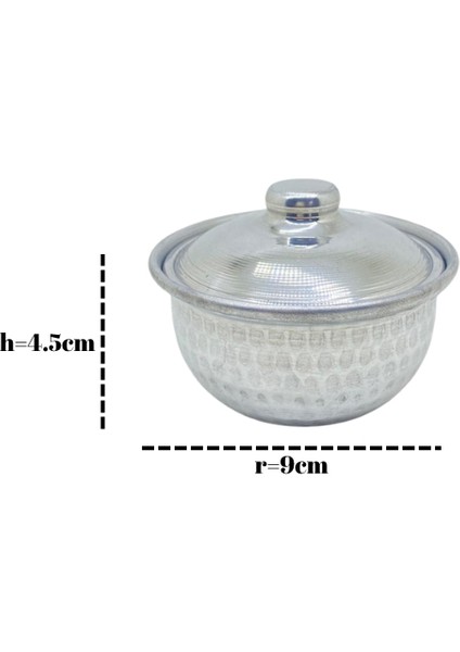 El Yapımı Alüminyum Kapaklı Baharatlık – 9 cm x 4.5 cm – Tekli modelleri