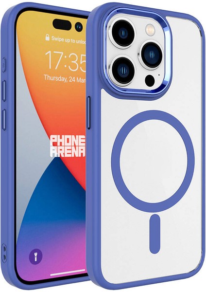 Trom Ms Apple iPhone 15 Pro Max Mavi Kapak