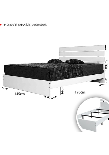 Huga Ahşap Karyola, Ceviz, Ölçü Seçenekleri indirimleri