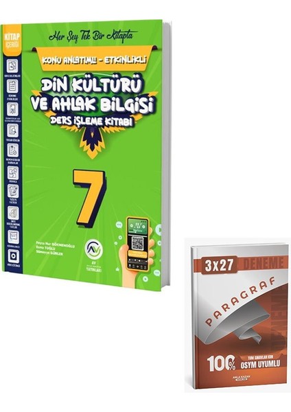 Av 2026 7. Sınıf Din Kültürü ve Ahlak Bilgisi Ders Işleme Kitabı+Anla Kazan Paragraf