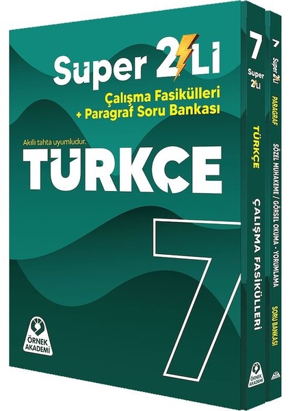Örnekakademi 2026 7. Sınıf Süper Ikili Türkçe Seti
