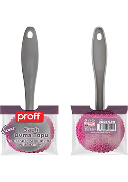 Pratik Temizlik Topu Seti, Saplı Ovma Teli (2 Adet)