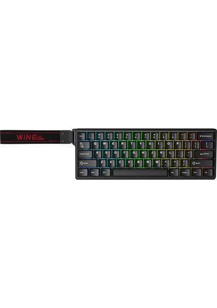 WIN60 He Manyetik Klavye Rapid Trigger Graywood Swtich 8000Hz Rgb Tkl Hot Swap Oyuncu Klavyesi Siyah fırsatları