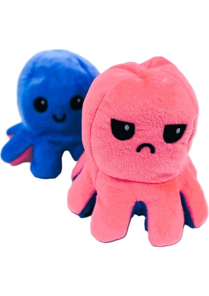 62054 Mood Değiştiren Peluş Ahtapot 20 Cm. Pembe - Mavi fiyatları