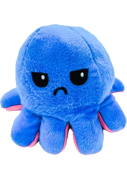 62054 Mood Değiştiren Peluş Ahtapot 20 Cm. Pembe - Mavi modelleri
