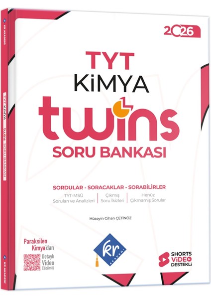 Tyt Twins Kimya Soru Bankası Kr Akademi Yayınları