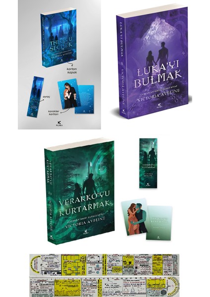 Victoria Aveline 3 Kitap Set /clecanian Serisi - Theoyu Seçmek - Lukayı Bulmak - Verakkoyu Kurtarmak