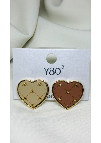 Kahverengi Kalp Küpe fiyatları