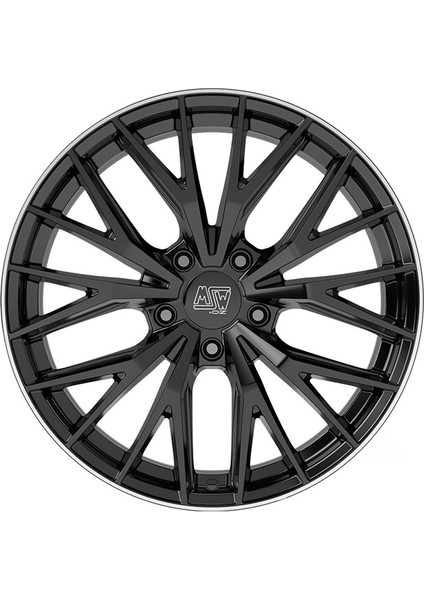 44 5X112 8,5X20 ET35 73,1 Gloss Black Lıp Polıshed Jant (4 Adet)