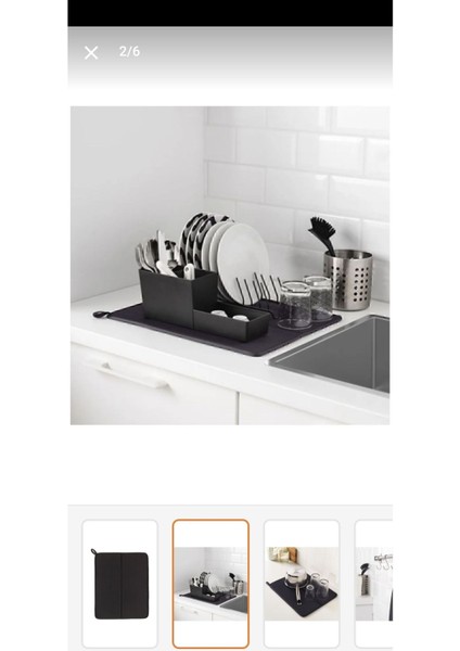 Çok Fonksiyonlu Bulaşık Kurutma Matı, 44X36 Cm, Şık ve Dayanıklı Tasarım fiyatları