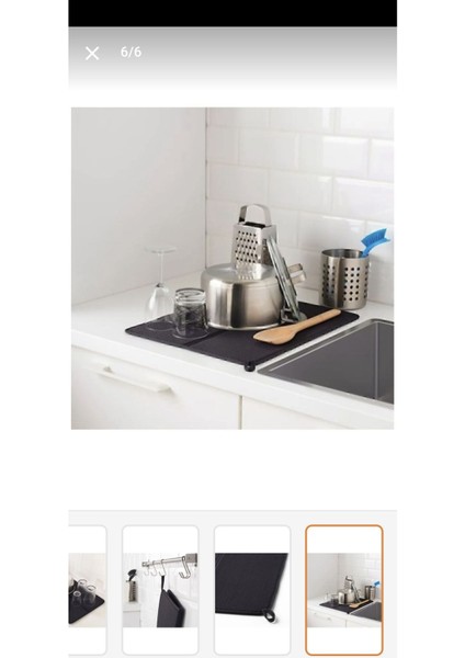 Çok Fonksiyonlu Bulaşık Kurutma Matı, 44X36 Cm, Şık ve Dayanıklı Tasarım