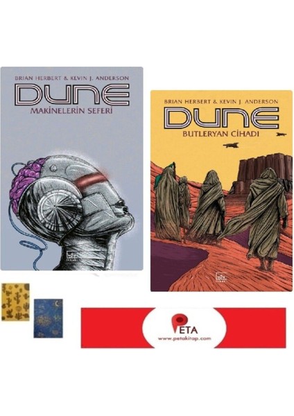 Dune Butleryan Cihadı - Dune: Makinelerin Seferi ( 2 Not Defteri - Peta Ayraç Hediye)