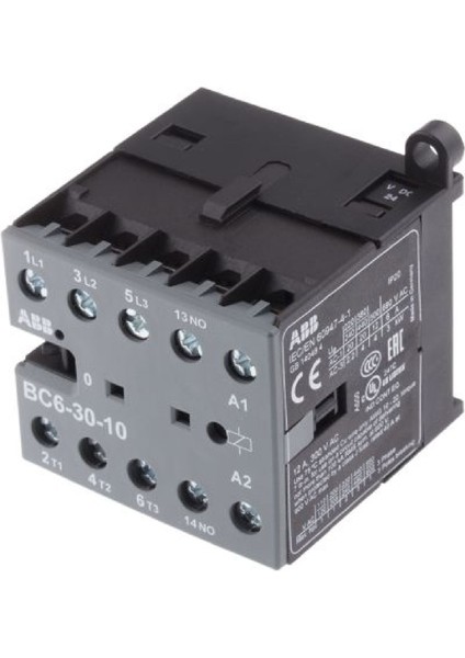 Bc6-30-10-01 ,4KW/9A Kontak 3A+1A 24VDC Kontaktör